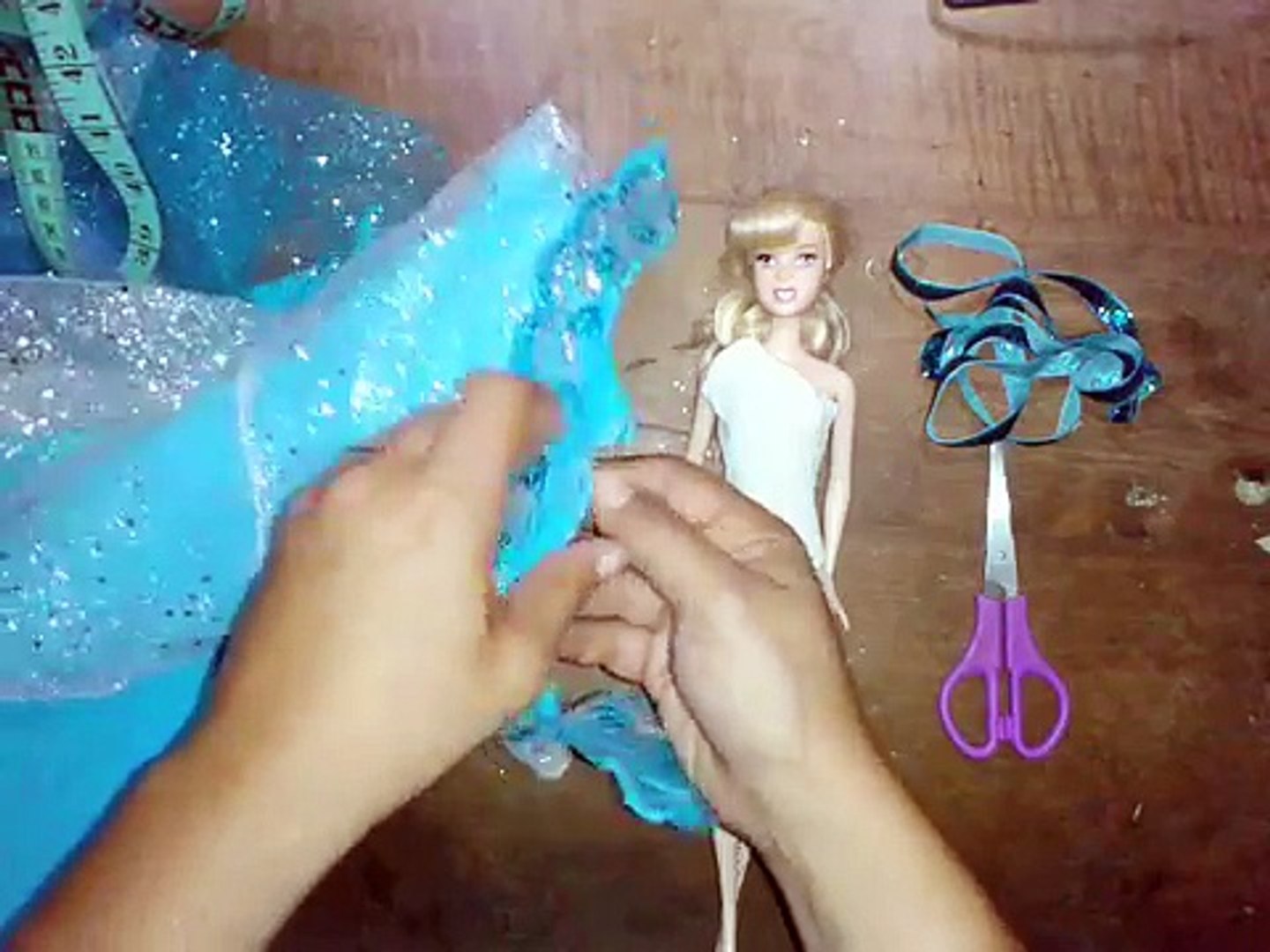 como hacer vestido Elsa Frozen facil y rapido – Видео Dailymotion