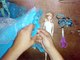 como hacer vestido Elsa Frozen facil y rapido