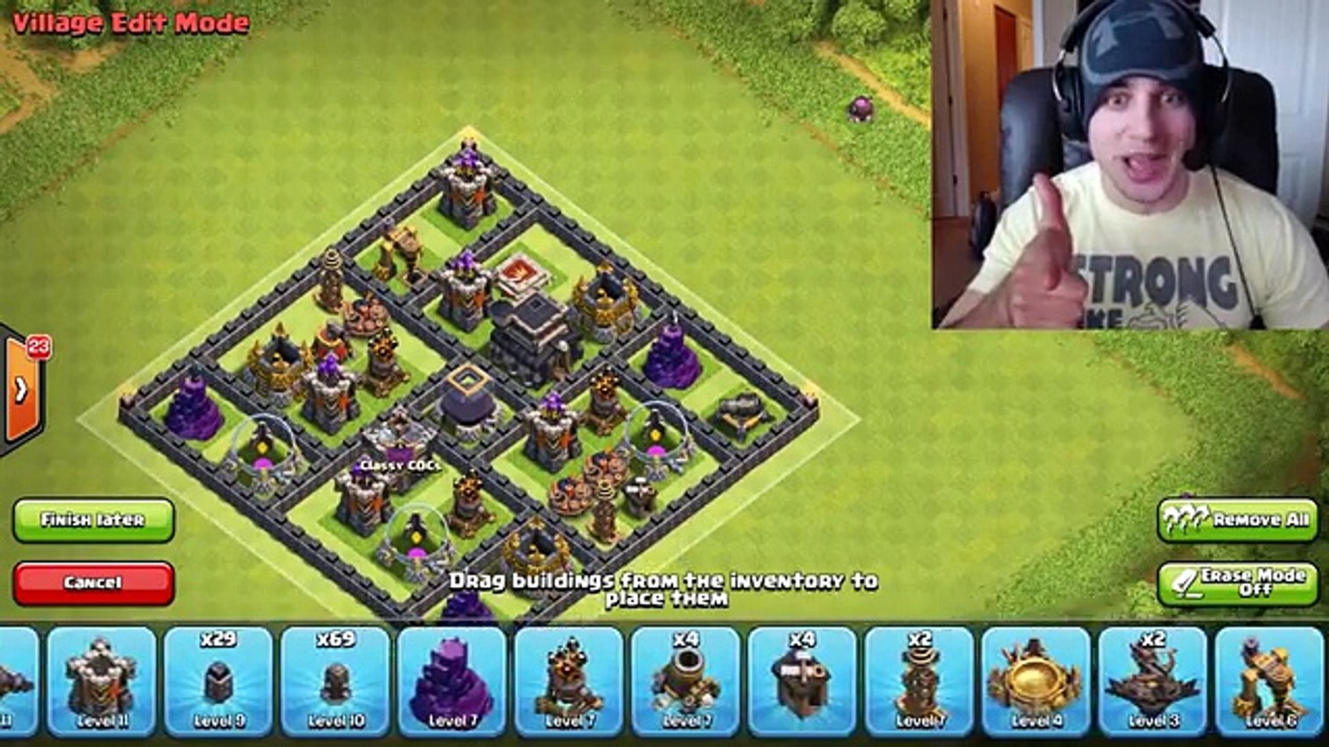 New Update Town Hall 8 Th8 Hybrid Farming Base Th11 Update Dark Elixir Clash Of Clans Coc Setup 1 Video Dailymotion