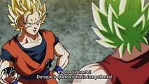 Dragon Ball Super - L'onda energetica di Goku Super Saiyan Blue non fa un graffio a Kale (HD)