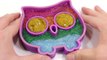 DIY Colors Glitter Slime Clay Owl Learn Colors Slime Icecream