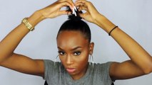 Top Knot Bun Tutorial   Baby Hair | Chit Chat About Everything!