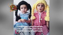 Funny video 2 years old Mila and Emma Arizona Born Babies twins sisters