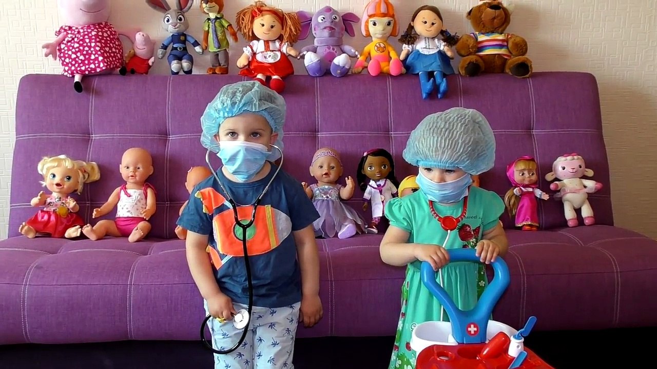 ✿ ДОКТОР ДИАНА Лечит Ветрянку Набор Свинка Пеппа Доктор Игры Peppa Pig Doctor Hospital Toys Unboxing