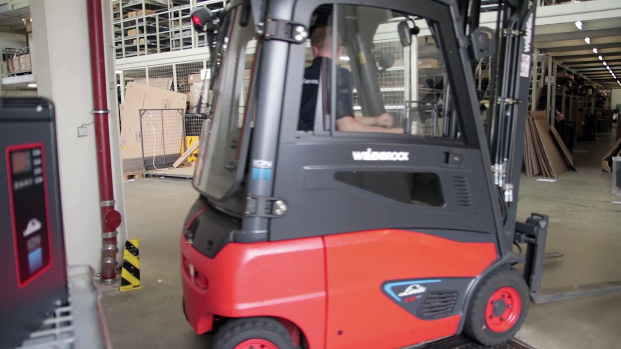 Gabelstapler mit Lithium-Ionen-Batterien, Nora Centrum