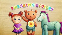 Teddy Play & Learn Shapes And Colors - Match Shapes, Do Puzzles And Color Drawings