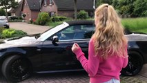 Mit dem Audi A5 Cabrio und 240 kmh über die Autobahn