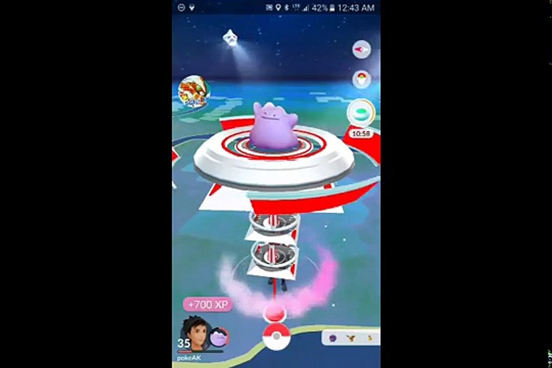 Pokémon GO Gym Battles Ditto Vs Ditto Machamp Lapras Dragonite Level 3 Gym & more