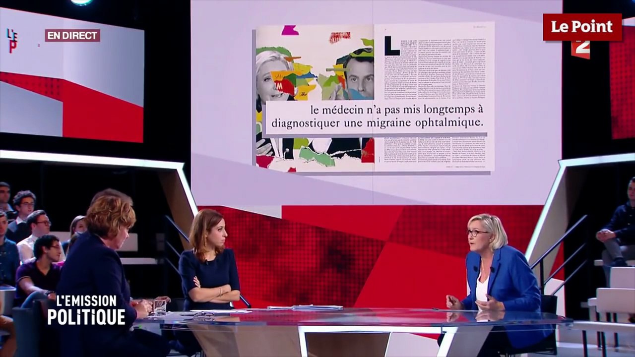 L'Émission politique - Marine Le Pen regrette son débat "raté" face à Emmanuel Macron