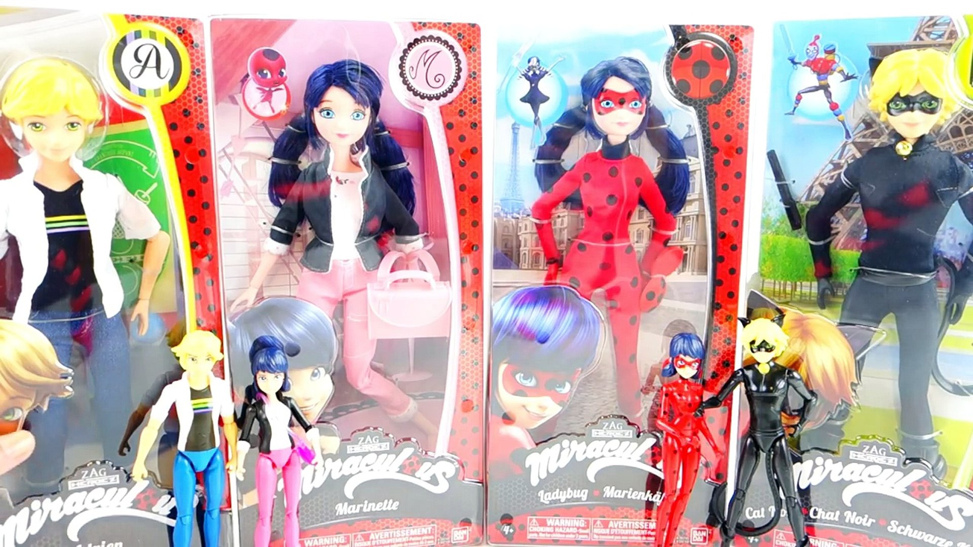 Miraculous Ladybug Cat Noir Action Doll