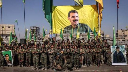 YPG'nin Öcalan'lı Gövde Gösterisi Soruldu, Pentagon Sözcüsünden İtiraf Geldi: SDG ile Çalışıyoruz