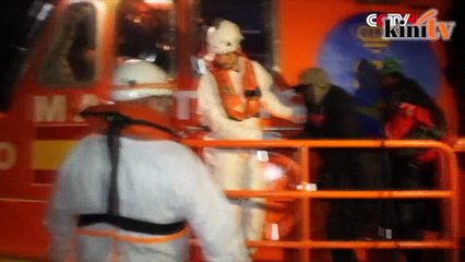 Rescued migrants arrive at Spanish port of Motril