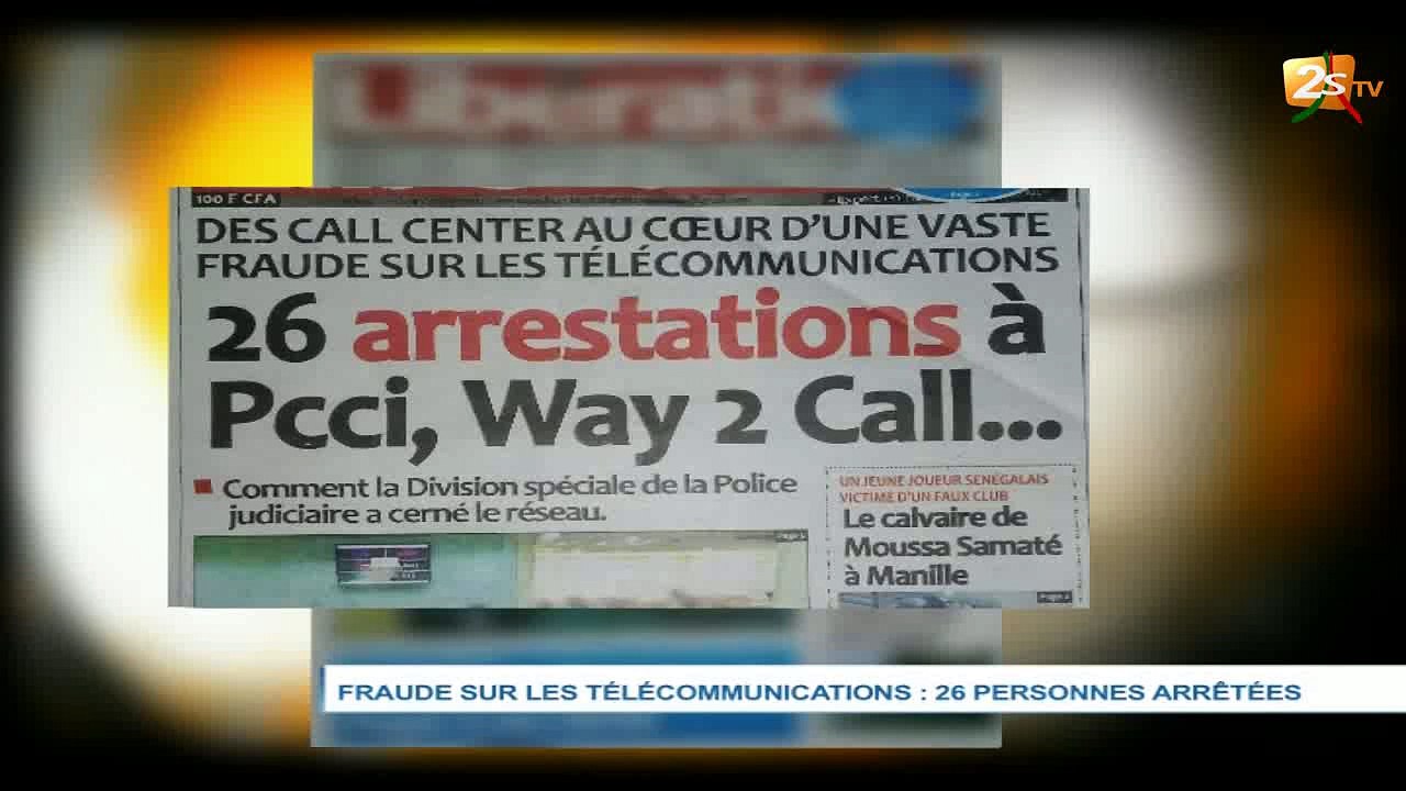 FRAUDE SUR LES TÉLÉCOMMUNICATIONS : 26 PERSONNES ARRÊTÉES