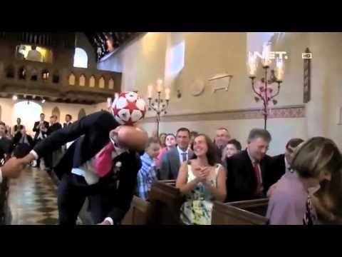 NET24 - Aksi Freestyle Juggling Saat Pernikahan di Inggris