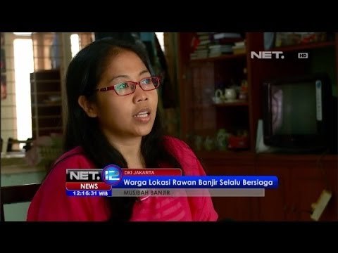 NET12 - Warga Mampang Jakarta Selatan siaga hadapi banjir