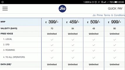 Jio Diwali - 459-- Plan- New Plans Launch