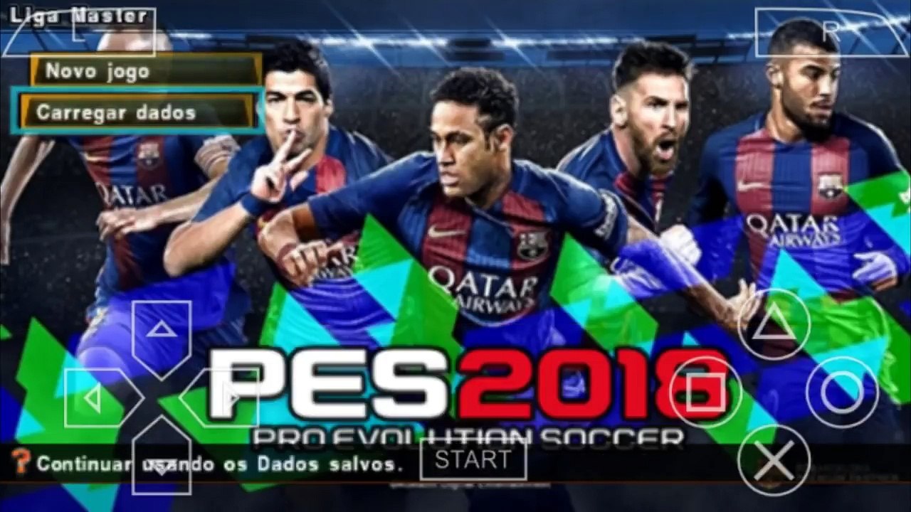 LANÇOU PES 2018 MOBILE (ANDROIDIOS) PPSSPP 100% ATUALIZADO❞