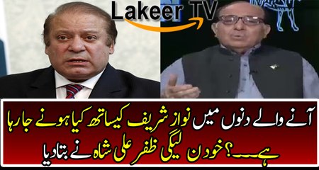 Zafar Ali Shah Cursing Nawaz Sharif in Live Show