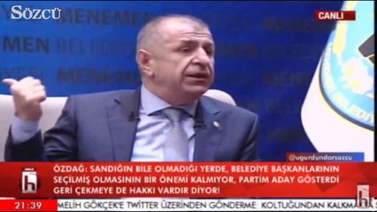 Ümit Özdağ: ‘Gelin bu seçim yasasını değiştirelim’
