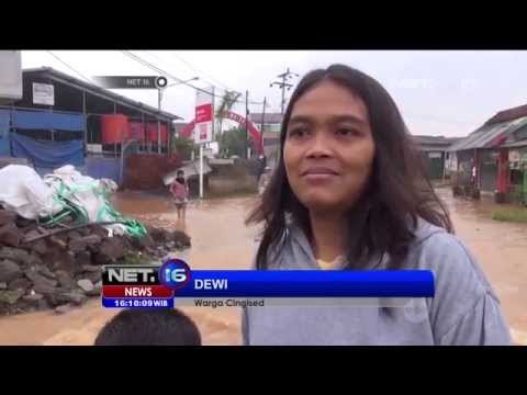 Banjir Mengganggu Aktivitas Warga Kabupaten Bandung - NET16