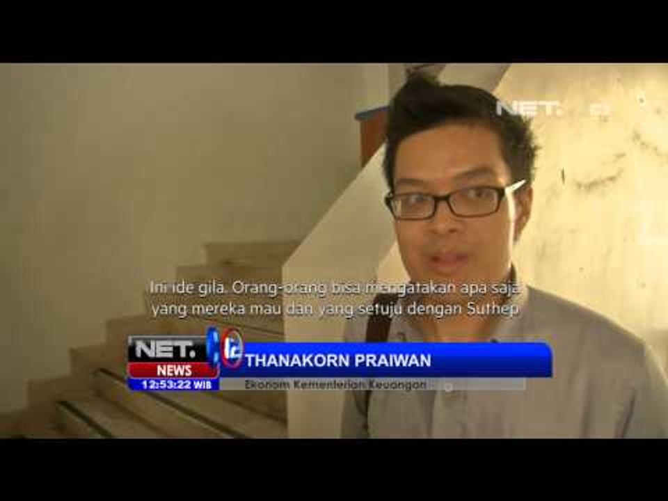 NET12 - Perdana Menteri Thailand menolak mundur walaupun terus didemo rakyat