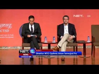 NET12 - WTO didesak wujudkan pakta baru untuk peran organisasi yang lebih besar
