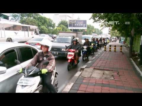 NET12 - Uji coba sistem contra flow untuk urai kemacetan ibukota