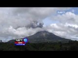 NET17 - Gunung Sinabung kembali erupsi Rabu siang disertai semburan debu vulkanik