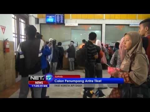 NET17 - Tiket kereta api untuk Natal dan Tahun Baru 2014 sudah diserbu