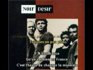 Karaoke - Noir Désir - Un Jour En France