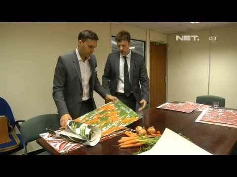 NET17 - Kertas kado ramah lingkungan yang dibuat dari bibit