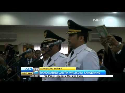 IMS - Rano Karno lantik walikota tangerang