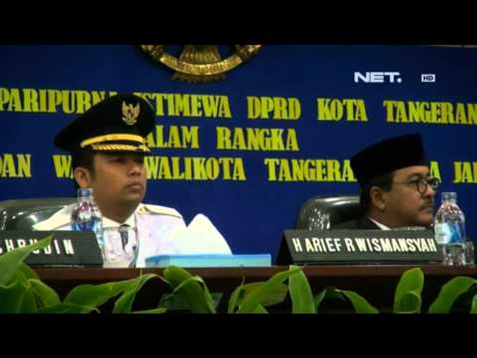 NET12 - Rano Karno Lantik Walikota Tanggerang