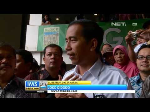 IMS - Jokowi Blusukan di Pasar Tanah Abang awal Tahun