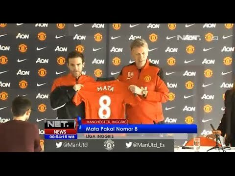 NET24 - Juan Mata gunakan nomor 8 di Manchester United