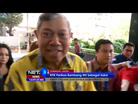 NET12 - Bambang Wiratmadji partai Hanura datangi gedung KPK sebagai saksi