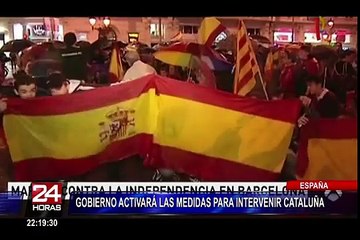 España: Gobierno activará medidas legales para intervenir Cataluña