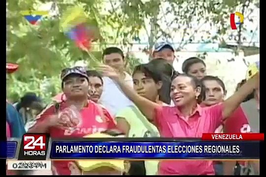 Venezuela: Parlamento declara fraudulentas elecciones regionales
