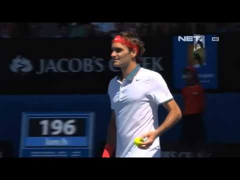 NET24 - Petenis Roger Federer dan Caroline Wozniacki menang