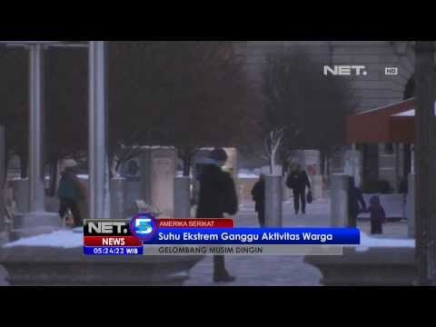 NET5 - Badai salju dan suhu ekstrem landa Amerika Serikat