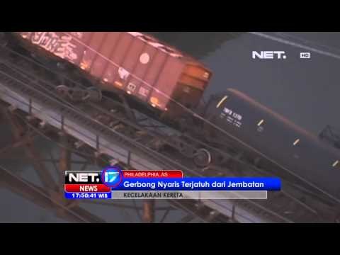 NET17 - Kereta pengangkut minyak terguling di Philadelphia Amerika