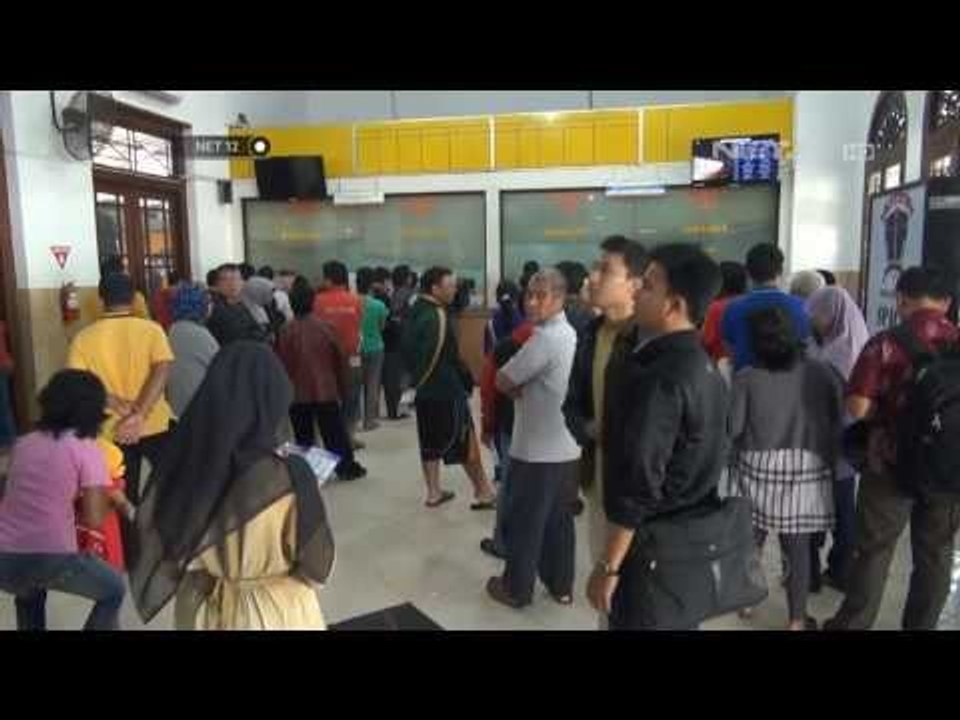 NET12 - Tiket kereta di Stasiun Gubeng Surabaya habis terjual