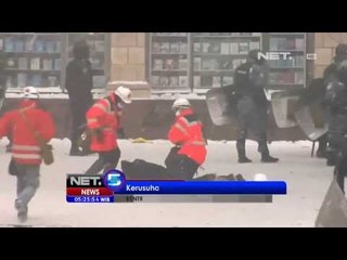 NET5 - Bentrokan Polisi dan Demontrans terjadi di Ukraina