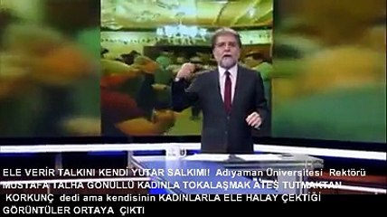 KADINLA TOKALAŞMAK ATEŞ TUTMAKTAN KORKUNÇ' DİYEN REKTÖRÜN HALAY GÖRÜNTÜSÜ