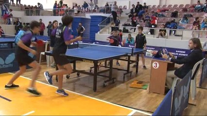 13 Yaş Altı Masa Tenisi Türkiye Şampiyonası Başladı