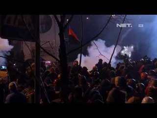NET17 - 3 Orang Tewas pada Bentrokan di Kiev Ukraina