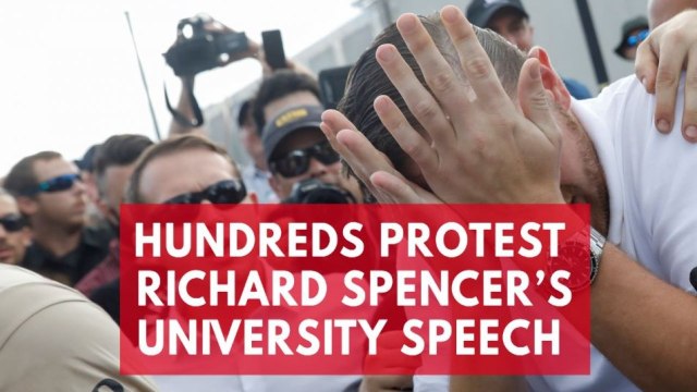Richard Spencer's University of Florida speech sparks mass protest