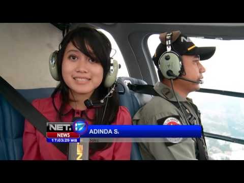 NET17 - Melalui pantauan udara Jakarta masih banjir