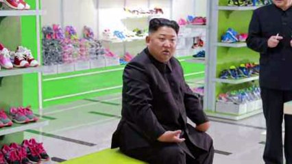 김정은 시찰 공장서 유명브랜드 유사 신발 / YTN