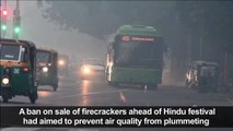 Delhi chokes on toxic haze despite Diwali fireworks ban